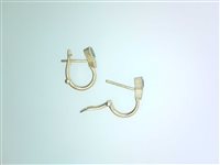 Ohrringe Ititoli Dame Sole Cuore Amore in Gelbgold Zaffiro 0.64 Ct OR2184#GLZ - OR2184#GLZ